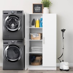 Gabinete De Almacenamiento Para Baño Armario Cocina Despensa Organizador Madera
