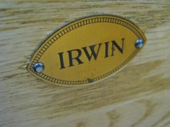 Beautifully Restored Federal 1950 High-End Inlay Irwin Furniture Mahogany Buffet