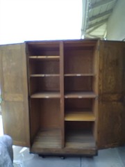 Antique Oak Post Office Cabinet,