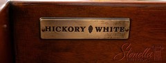 L71332: HICKORY WHITE Regency Style Mahogany China Display Cabinet