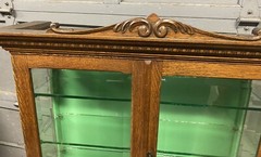 VICTORIAN OAK DENTAL MEDICAL CABINET, W.D. ALLISON CO.
