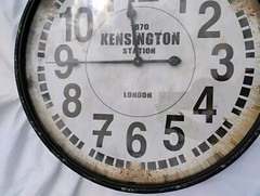 24″ Guaranteed Works 1890 Kinsington Station Subway London Quickly Shipped 💯