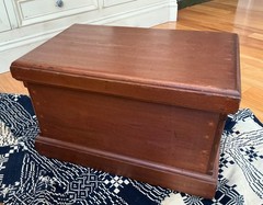 Antique Apothecary Wooden Cabinet Box with Multiple drawers Brass Hardware