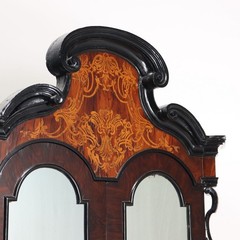 Antique Roman Trumeau Walnut Violet Wood Italy 18th Century Only Collectors