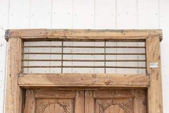 Tall Antique Indo-Portuguese Entrance Door