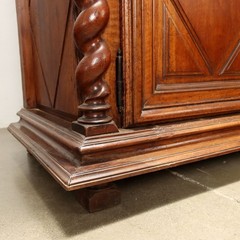 Antique Cupboard Walnut Double Top Provence XVIII Century