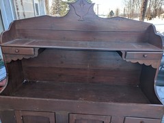 Antique Highback Dry Sink Local Pickup Only
