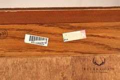 Stickley Mission Collection Oak Harvey Ellis Inlaid China Cabinet