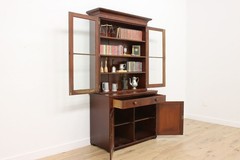 Empire Antique 1840s Mahogany China Display or Bookcase #56281