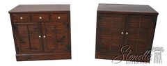 F68860: Pair Of ETHAN ALLEN Pine Old Tavern Cabinets