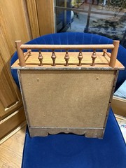 Victorian Farmhouse Antique Oak Medicine or Jewelry Cabinet With 4 Drawers