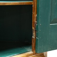 Antique Chippendale Large Architectural Corner Cupboard