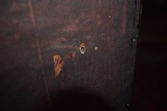 Antique Music Cabinet Phonograph Record Cabinet Wood c1920s-40s
