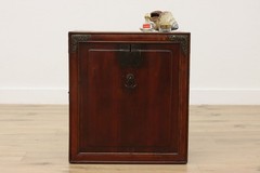 Chinese Antique Pine Tabletop Hall Bath or Jewelry Cabinet #56142