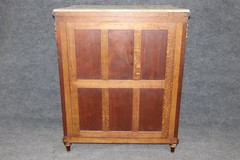 French Louis XVI Style Ormolu Mounted Marble Top Vitrine By Francois Alix