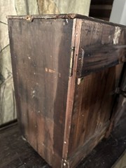 1940s Cabinet Apothecary Industrial Card Catalog Multi Drawer Folk Art Hardware