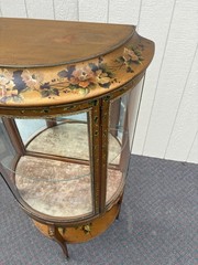 67291 Louuis XV Hand Made Curio Cabinet