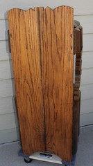 Antique Oak Fariniere Dragon Head Clawfoot Flour Sugar Coffee Box Bin Rare Chest