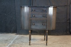Antique Grand Rapids Furniture Shops Martha Washington Mahogany Sewing Cabinet
