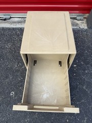 MCM File Cabinet by Contico STACKABLE Plastic Structo-File Vintage