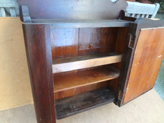 RARE Antique 1900s Medicine Cabinet with Mirror