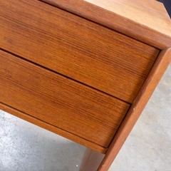 Vintage Scandinavian Modern Teak Low Chest or Bench Style of Kai Kristiansen