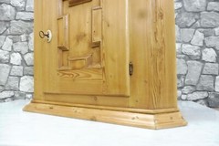 Antique Wooden Wall Cabinet Corner Cabinet Bathroom Cabinet Barock 1850