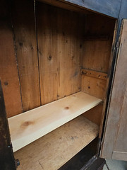 18th century antique American primitive cupboard cabinet from Salem