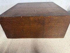 Antique 2 Drawer Weis Library Card Filing Cabinet U.S. Civil Engineers Corps