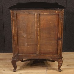 Sideboard in inlaid wood vintage furniture antique style 20th century cabinet