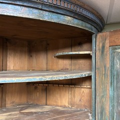 Large Corner Cabinet Arched Front Circa 1800’s
