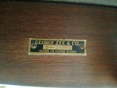 George Zee Asian Chinoiserie Bar Cabinet ANTIQUE