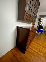 Pennsylvania House China Cabinet And Base In Solid Cherry!
