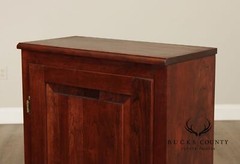 Woxall Woodcraft Custom Solid Cherry One Door Cabinet
