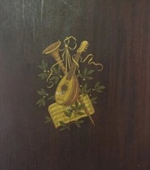 Antique late 19 century Music Cabinet