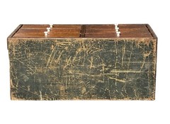 Antique Oak Wood Desktop File Cabinet / Filing Cabinet
