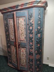 German Marriage Armoire Cabinet 1984