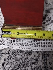 Vintage Salesman’s Sample Wood Hutch Buffet / Doll Sized 15″ Country Folk Art