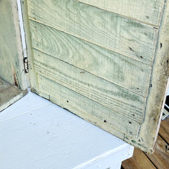 Atq Wood Wall Mount Cabinet Early 20th C Primitive Farmhouse Cupboard Cottage