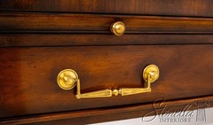 L71332: HICKORY WHITE Regency Style Mahogany China Display Cabinet