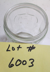 Hoosier cabinet Original “COLONIAL Style ” Tea Spice Jar Embossed Lot # 6003