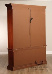 Baker Historic Charleston Collection Large Mahogany Bow Front China Cabinet
