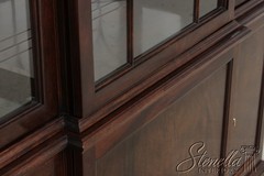 72963: STICKLEY 3 Door Mahogany China Cabinet