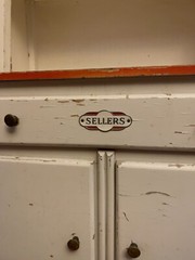 Vintage Sellers Salesman Sample / Children’s Hoosier Kitchen Cabinet / Hutch