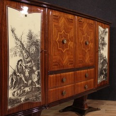 Italian bar cabinet sideboard modern design Fratelli Rigamonti Desio Milan 900