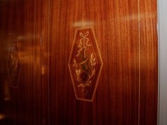 Paolo Buffa Rosewood Mahogany Inlay Cabinet by Giuseppe Anzani, Italy, 1948