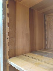 Antique Oak Post Office Cabinet,