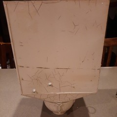 Vintage Antique Metal Hand Crank Flour Bin Sifter For Hoosier Cabinet