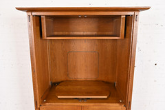 Stickley Mission Oak Arts & Crafts Media Armoire Cabinet