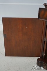 64037EC: MAITLAND SMITH Distressed Mahogany 1 Drawer Cabinet